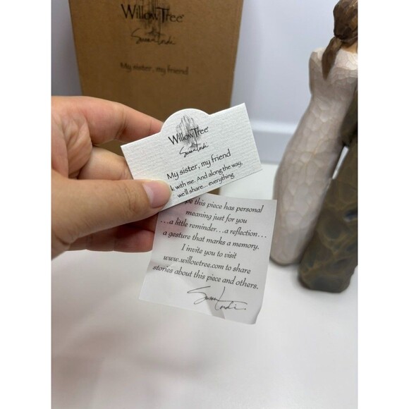 Willow Tree By My Side Sisters Sculpture Collection Hand Painted Figure Resin - Picture 8 of 11